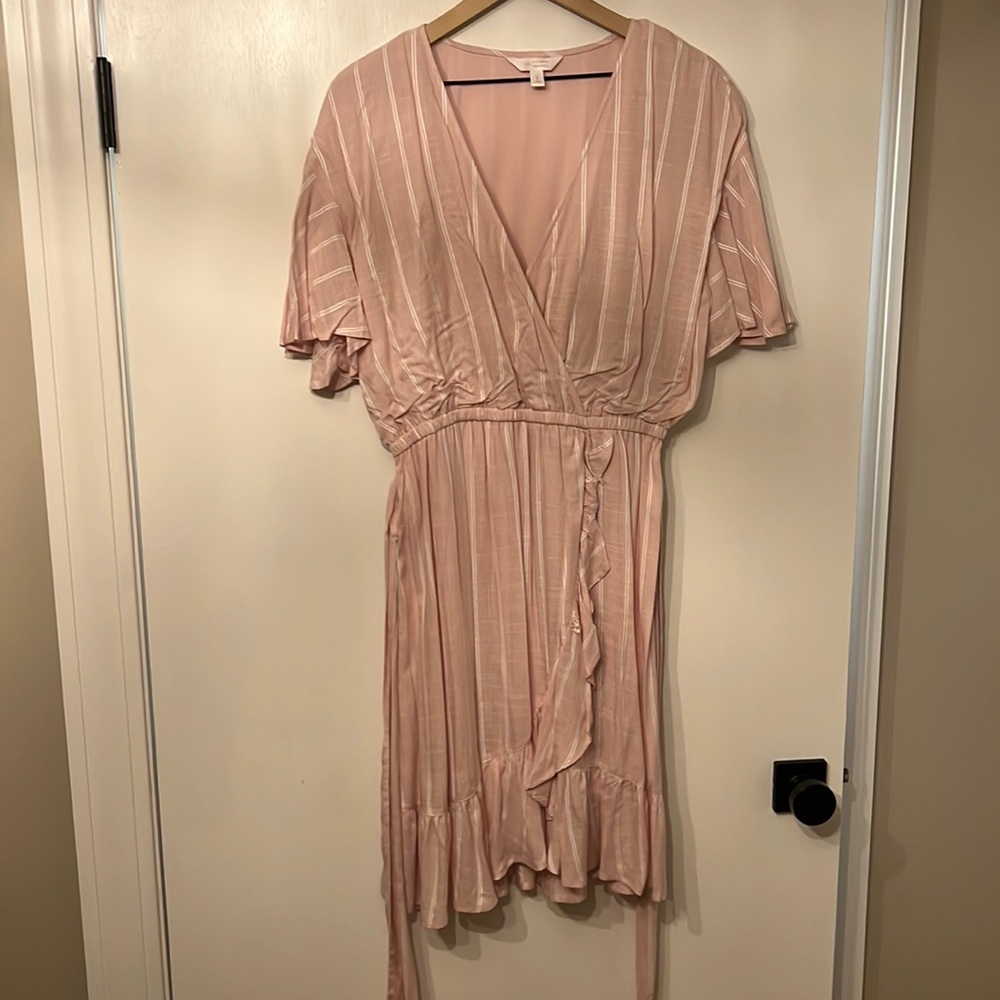 Lauren Conrad faux wrap dress